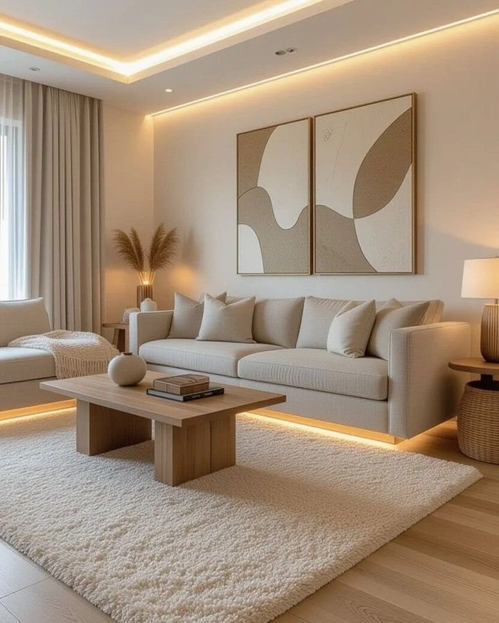 Living room and TV unit interior service
